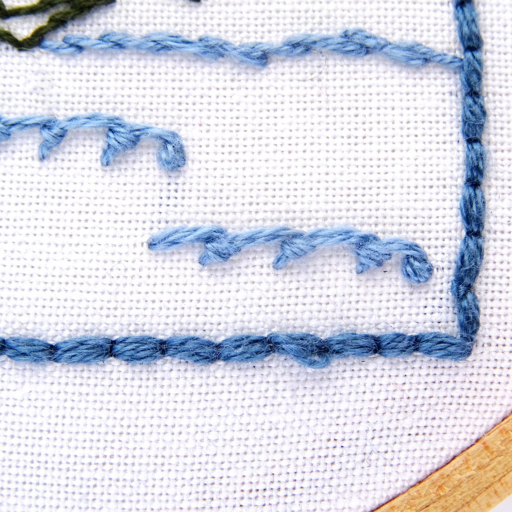 Idaho Hand Embroidery Pattern - Wandering Threads Embroidery