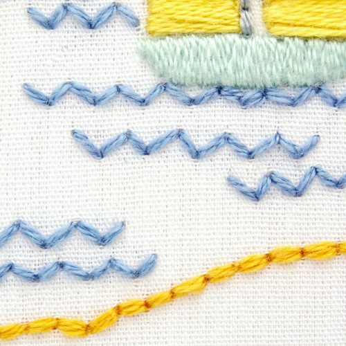 Rhode Island Hand Embroidery Pattern - Wandering Threads Embroidery