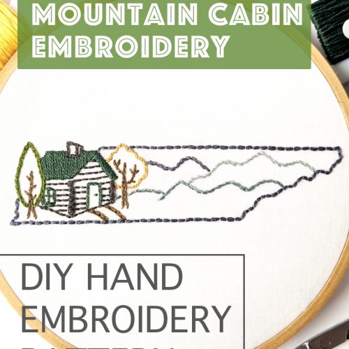 Tennessee Hand Embroidery Pattern - Wandering Threads Embroidery