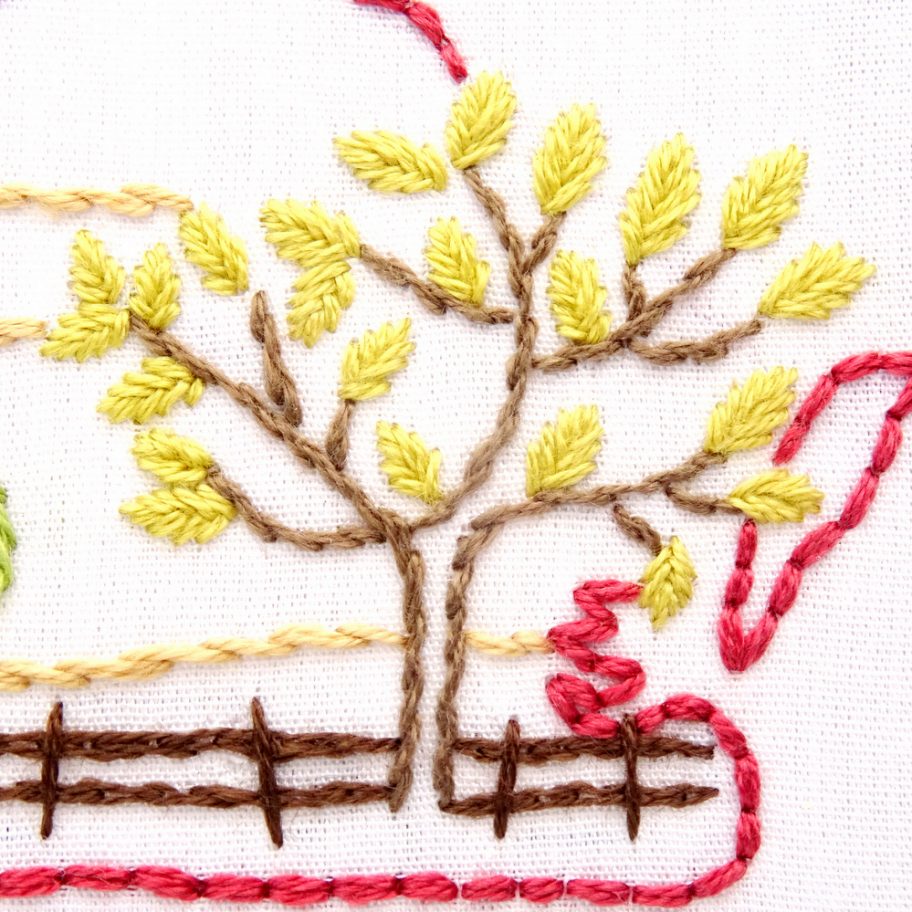 Virginia Hand Embroidery Pattern - Wandering Threads Embroidery