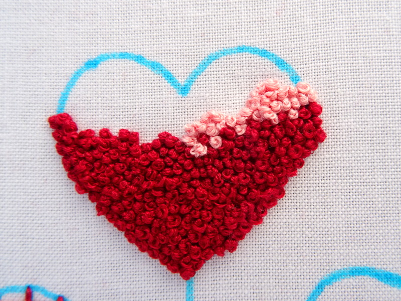 Embroidery Design: DIY Patch Heart4 sizes