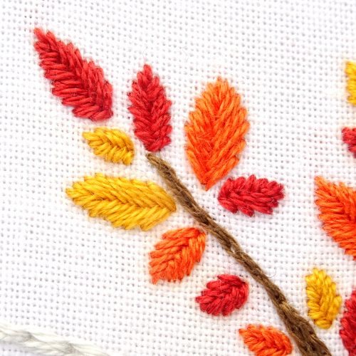 Vintage Trailer Autumn Joy Hand Embroidery Pattern - Wandering Threads ...