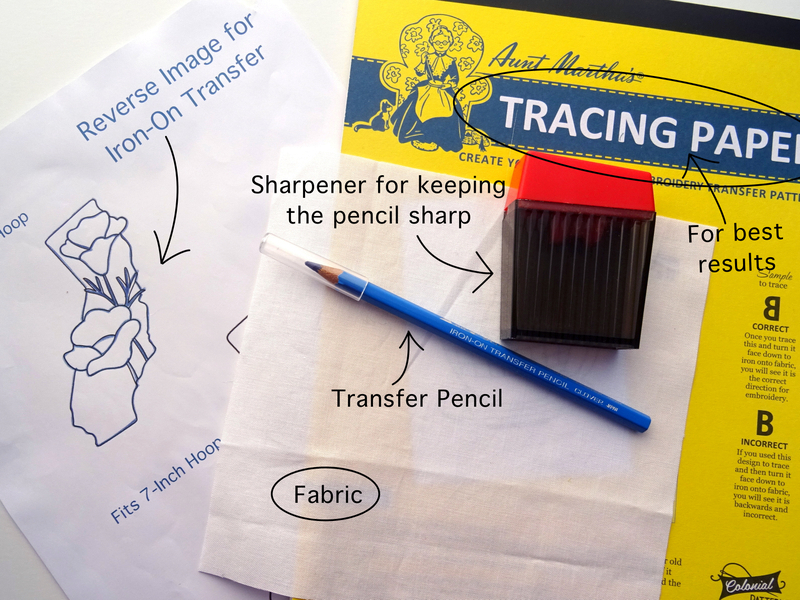 CREATE YOUR OWN TRANSFERS Tracing Pad & Transfer Pencil - Colonial