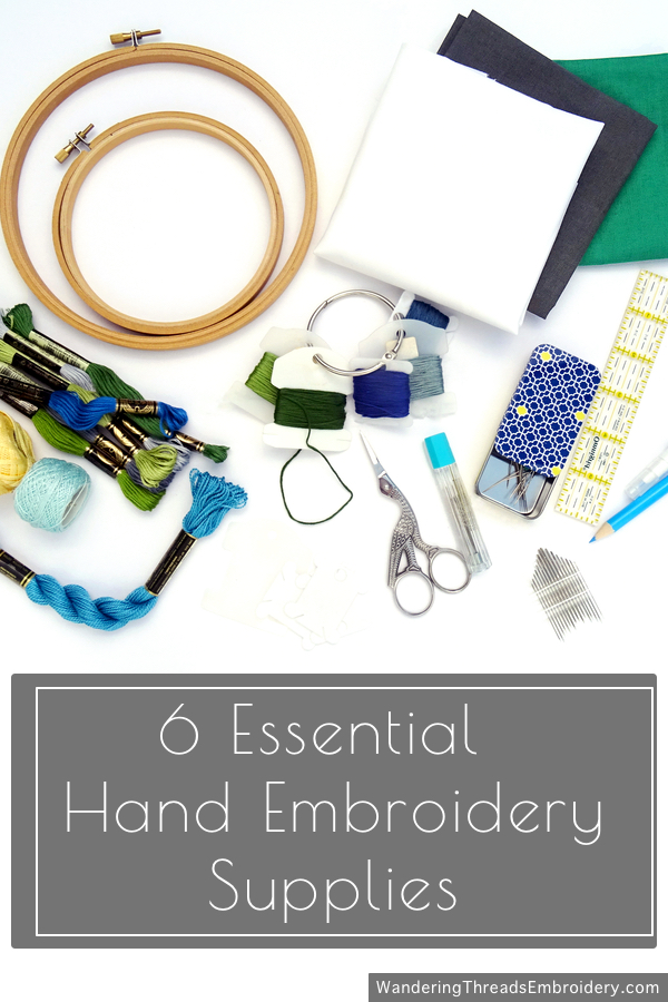 Embroidery Supply List for Beginners  Embroidery and stitching, Embroidery  supplies, Embroidery