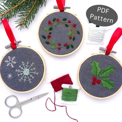 Holiday Patterns Archives - Wandering Threads Embroidery