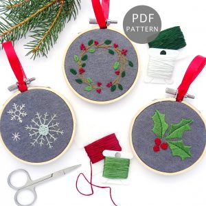 Holiday Patterns Archives - Wandering Threads Embroidery