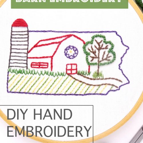 Pennsylvania Hand Embroidery Pattern - Wandering Threads Embroidery