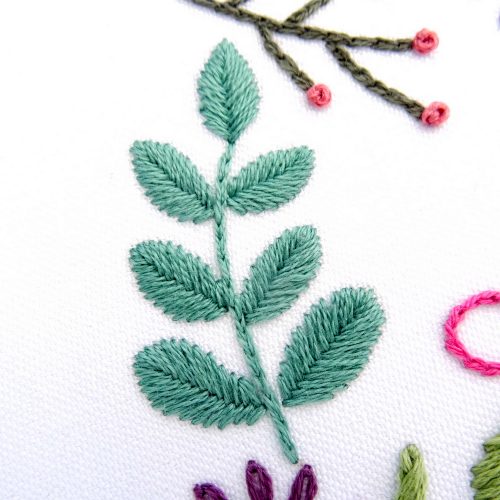 Peony Wreath Hand Embroidery Pattern - Wandering Threads Embroidery