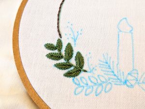 FREE Holiday Embroidery Pattern & Tutorial - Wandering Threads Embroidery